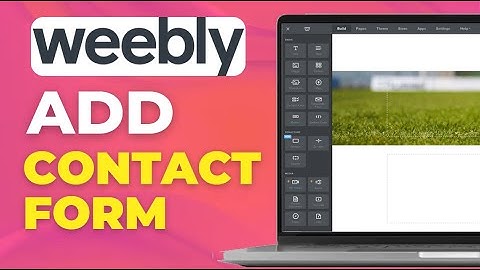 How to Add a Contact Form in Weebly