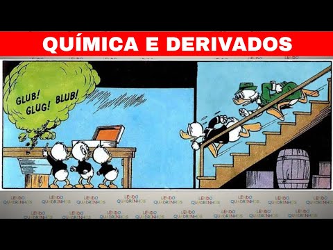 Professor Ludovico em Química e derivados | História em quadrinhos Disney narrada