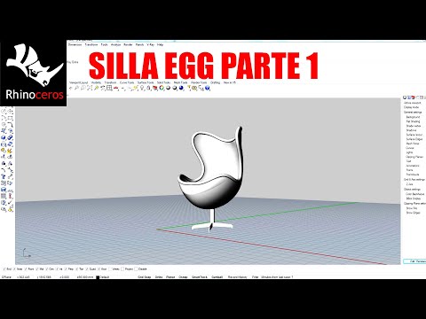 DISEÑAMOS SILLA EGG EN RHINOCEROS ¡FÁCIL! (1 PARTE)