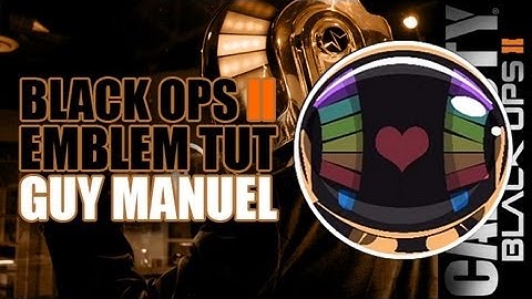 Black Ops 2 Emblem Tutorials - Guy Manuel - Daft Punk