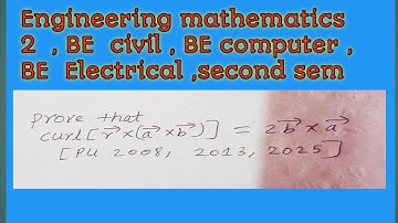 Engineering mathematics 2/ BE civil / 2nd  sem/Important question of vector/ Purbanchal university