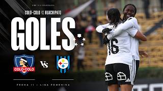 𝐆𝐨𝐥𝐞𝐬 Liga Femenina | Fecha 11 vs Huachipato | Valencia x2 y goles de Acuña, Álvarez y Cifuentes