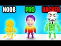 Can We Go NOOB vs PRO vs HACKER In PIXEL RUSH!? (ALL LEVELS!)