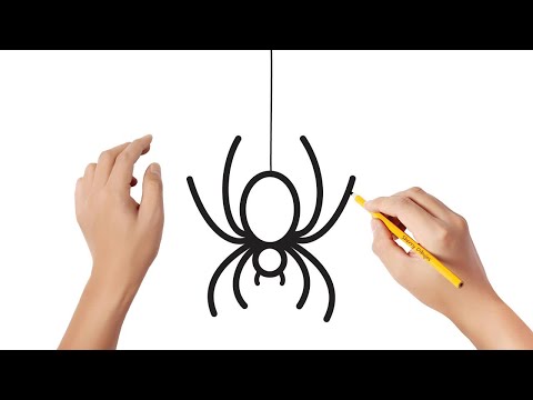 Video: Cómo Dibujar Una Araña Con Un Lápiz