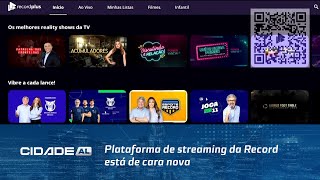 Recorplus Plataforma De Streaming Da Record Está De Cara Nova