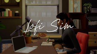 lofi sim - beats to chill/relax/study to in the sims 4 🎵 screenshot 2