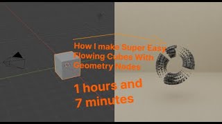 How I make Super Easy Flowing Cubes With Geometry Nodes