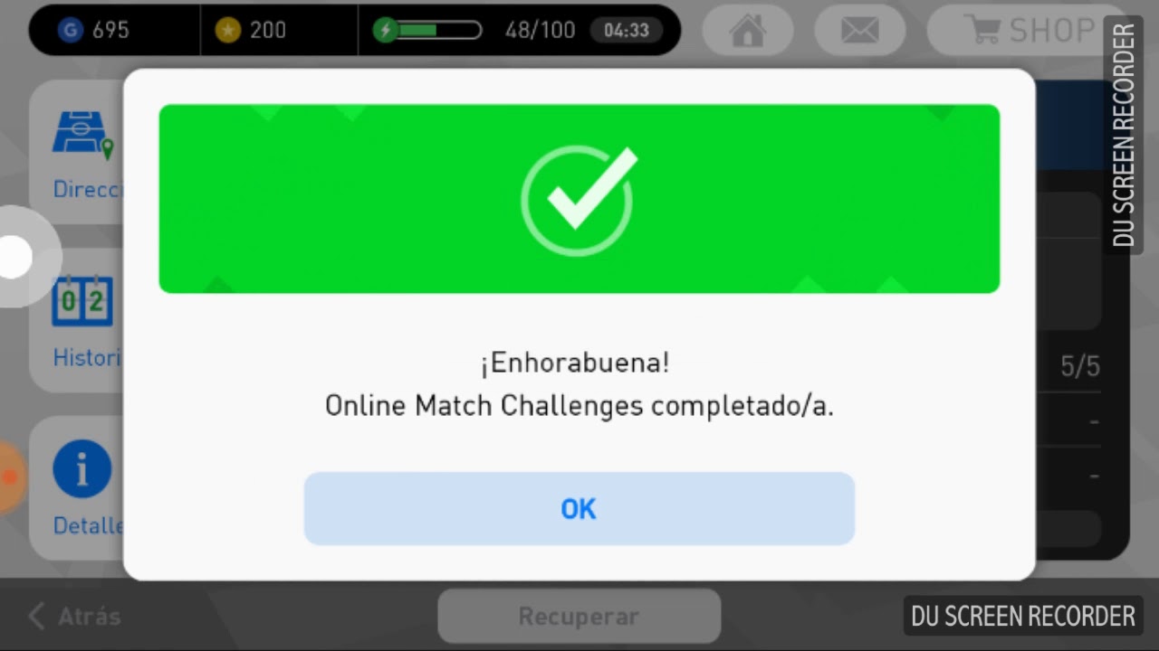 Por fin Gane Este online match challenges pes18 mobile para Android - YouTube