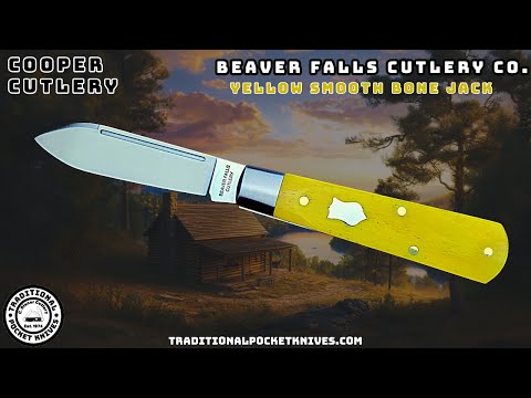 Cooper Cutlery: Beaver Falls Cutlery Co. - Yellow Smooth Bone Jack