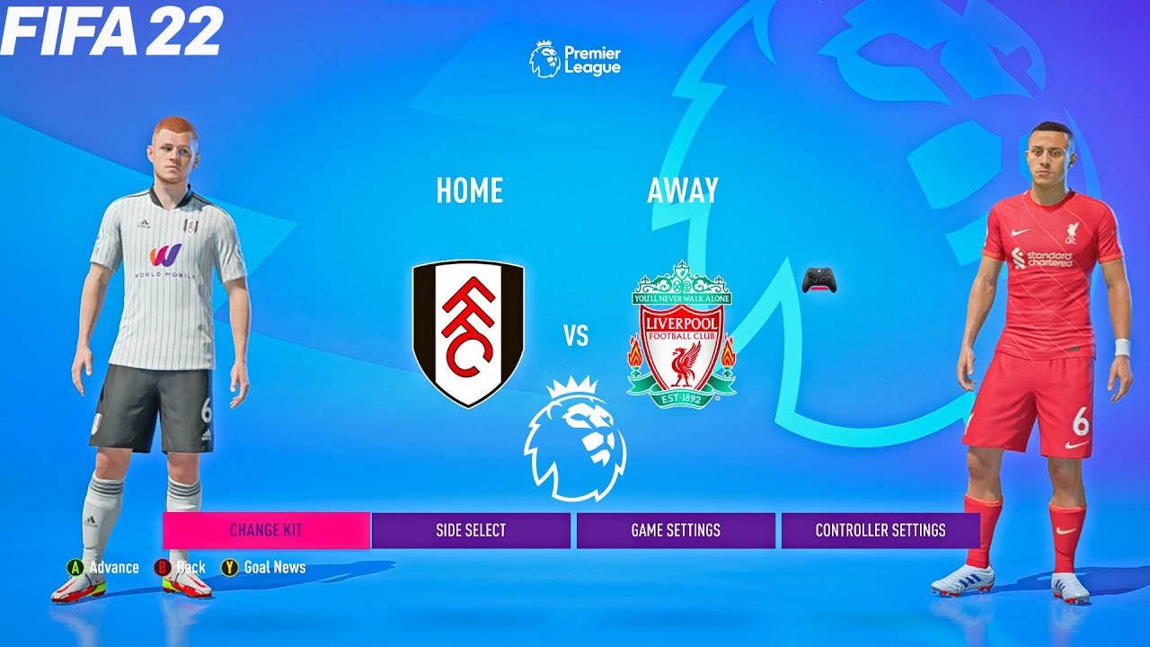 FIFA 22 | Fulham vs Liverpool - English Premier League 2022/23 Season - Full Match & Gameplay