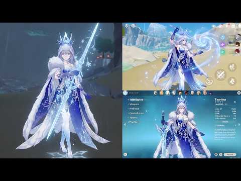 CRYO ARCHON TSARITSA GAMEPLAY WEAPON RECENT UPDATE! | GENSHIN IMPACT