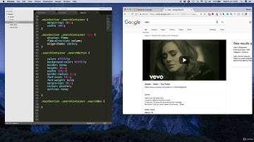 Make a Google search engine clone JavaScript PHP and MySQL : // Styling the search textbox