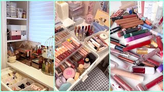 Vanity Organization 🎀 | Makeup And Skincare Organizing | ASMR✨