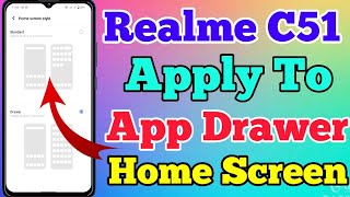 Realme C51 App Drawer Setting Kaise On Kare // How To App Drawer Setting On Realme C51 screenshot 4