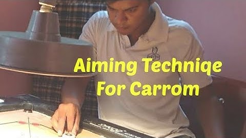 How to Aim in Carrom | Beginners | STRIKE & POCKET |