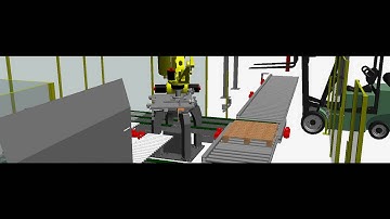 Palletising Robot Animation