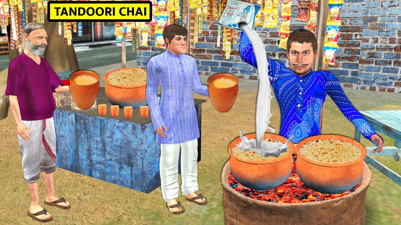 Tandoori Chai Wala Kulhad Chai Hot Pot Tea Famous Street Drink Hindi Kahani New Hindi Moral Stories