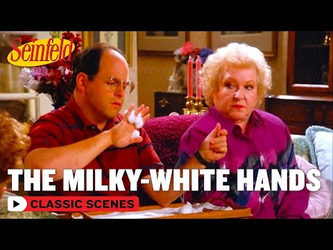 Estelle Costanza Talks About George's Hands | The Puffy Shirt | Seinfeld