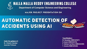 Automatic Detection of accidents using AI | Stand-alone project | AI and neural networks