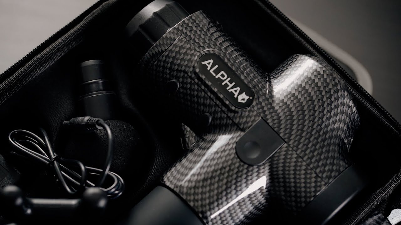 Alpha Massage Gun AMG01 4k cinematic unboxing sony pistolet do