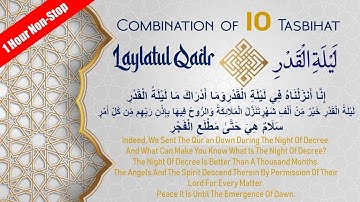 Ismaili Tasbeehat | One (1) Hour Non Stop Tasbih | Laylat ul Qadr Tasbih | 10 Tasbihat Combination