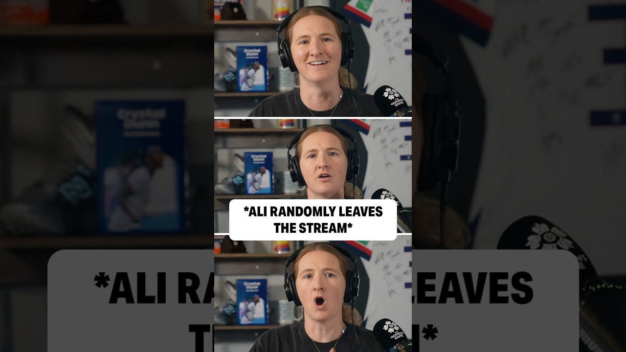 Sam’s reaction in real time to Ali dropping off their stream 💀