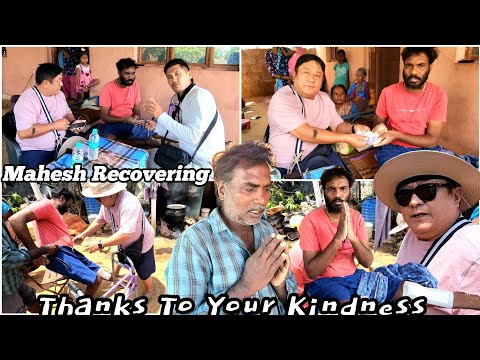 Mahesh Recovering 🙏Thanks To Your Kindness || Indian Young boy ||Tibetan YouTuber ||Tibetan Vlogger 