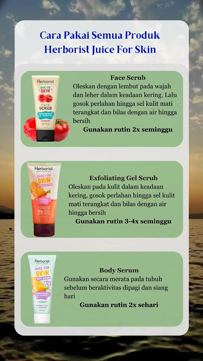 cara pakai semua produk herborist juice for skin #herborist #juiceforglowingskin