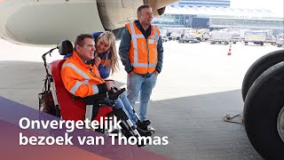 Bijzondere dag voor Thomas op Schiphol ❤️