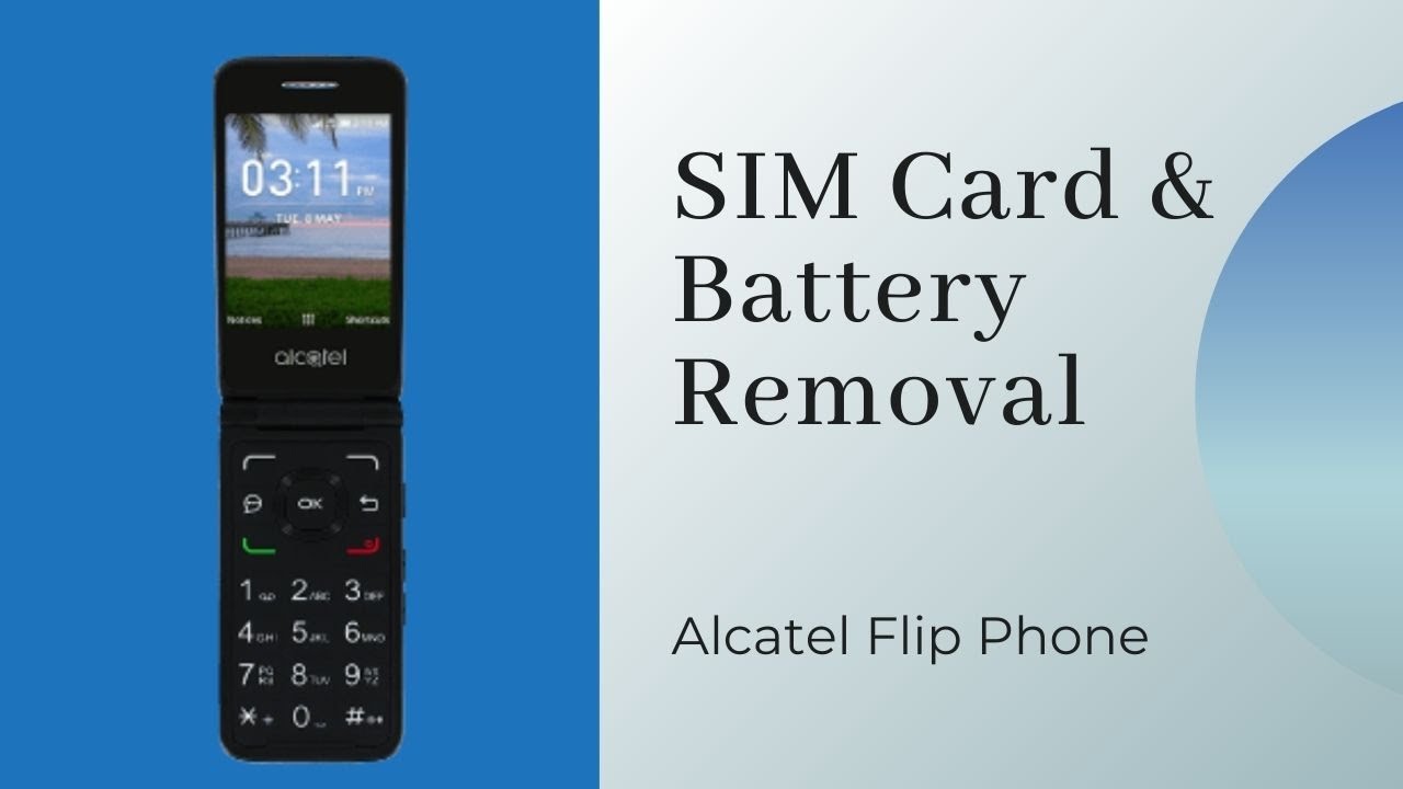 How To Open Back Of Alcatel Flip Phone