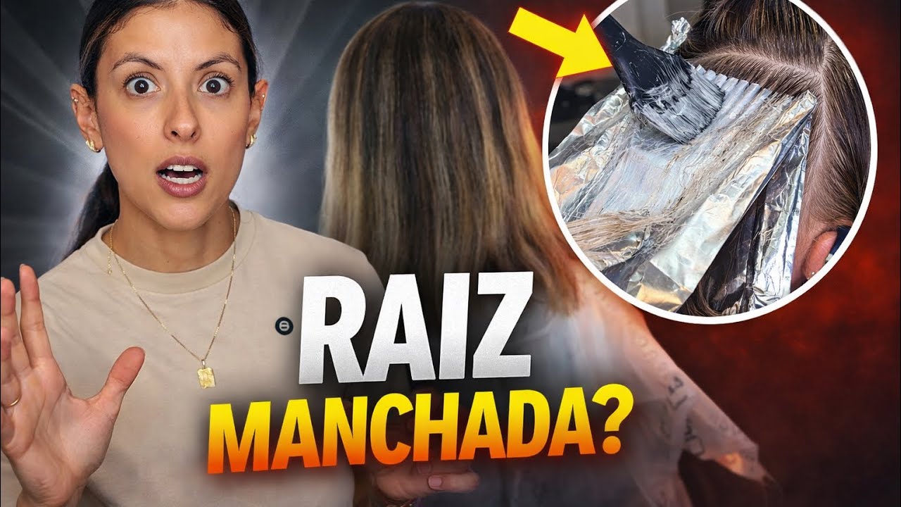 O ERRO que Mancha Suas Mechas na Raiz 