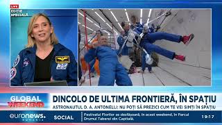 Astronauți NASA, în studioul Euronews. ”România are șanse să aibă și alți astronauți”