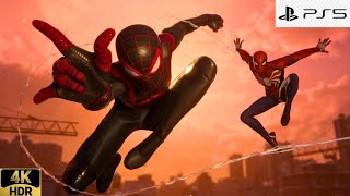 Spider-Man 2 PS5 4K HDR  | Peter & Miles Crazy Combat Play screenshot 5