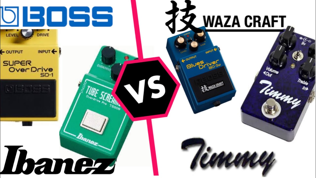 Timmy vs Tube Screamer vs Blues Driver vs Super Overdrive. - No