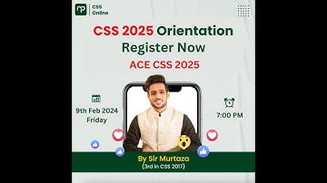 🔴 LIVE: CSS 2025 Orientation | Ibtida Batch | CSS Preparation | CSS Tips for beginners | #nearpeer