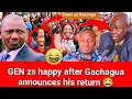 🤣💥"Gachagua ndio Dawa ya Kasongo" Gen Zs happy after Gachagua announces his return to Kenya from U.S