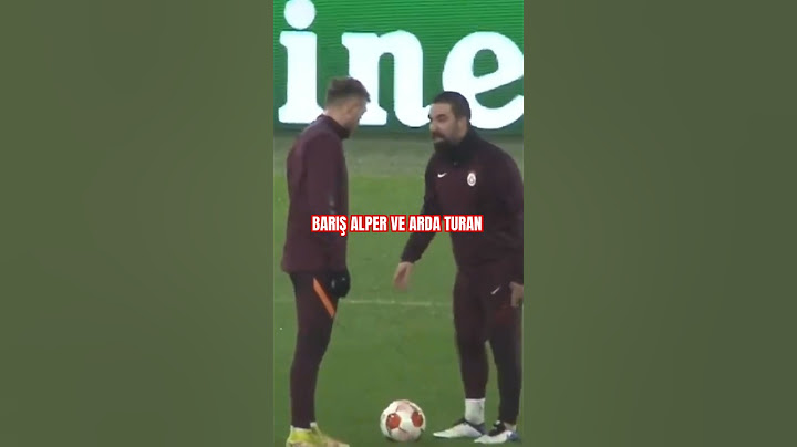 🔥Arda Turan Barış Alper’e Çalım Atmayı Öğretiyor!