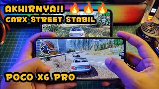 AKHIRNYA CARX STREET STABIL SETELAH UPDATE DI POCO X6 PRO GITU DONK MANTAPKAN JADINYA 60 FPS screenshot 3