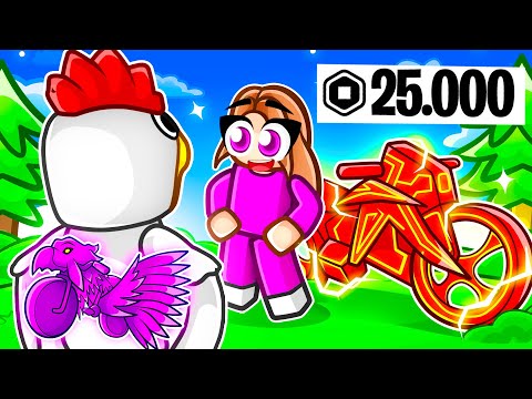 Dépensé 250,000 € pour le MEILLEUR VÉLO avec ma FANGIRL de Roblox !