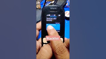 Nokia 105 blacklist number kaise hataye how to Block number in Nokia 105 Keypad phone #viralshort👍💯