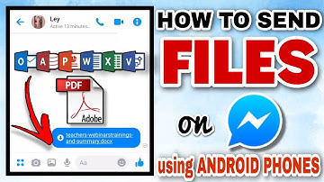 HOW TO SEND FILES ON MESSENGER USING ANDROID PHONES 2021 | VERY EASY AND 100% WORKING