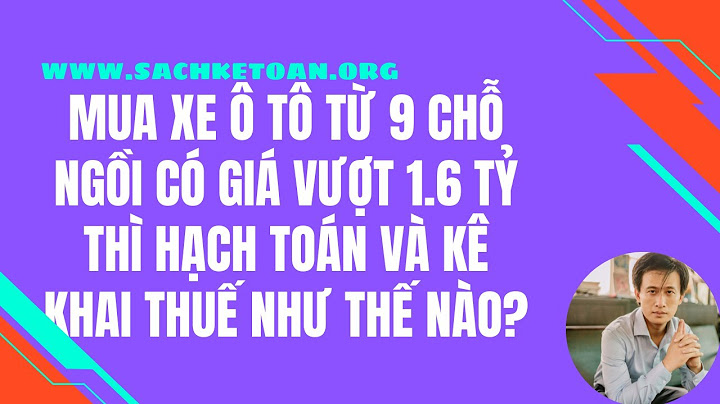 Cách hạch toán lệ phí mua xe oto năm 2024