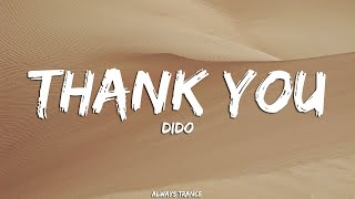 Dido - Thank You (Lyrics)