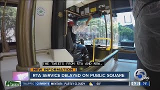 RTA bus service to Public Ssquare halted