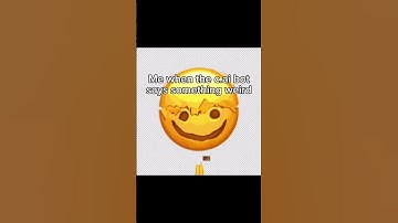 me when the c.ai bot says something weird #characterai