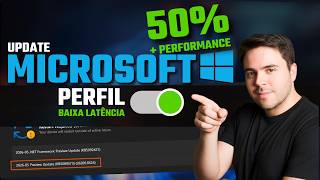 SEU PC MUITO MAIS RÁPIDO! MICROSOFT MELHOROU TUDO COM  ATUALIZAÇÃO MICROSOFT MODO BAIXA LATENCIA