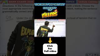 Tricky Fillers for Bank Exams 2026 | Fillers for Bank Po | Fillers की Best Approach | Varun Sir