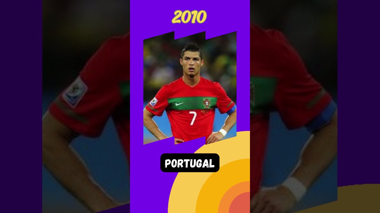 Evolution Of Cristiano Ronaldo Career All Portugal Jersey Home Throughout 2002 2025 Top Best