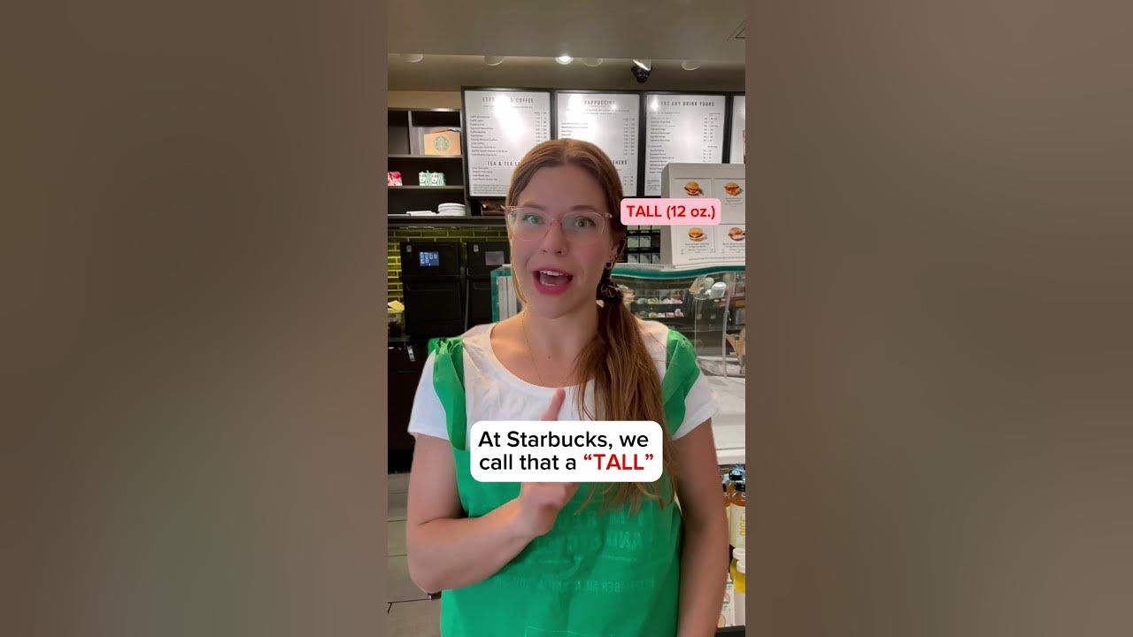 Starbucks drink sizes tall grande venti trenta youtube