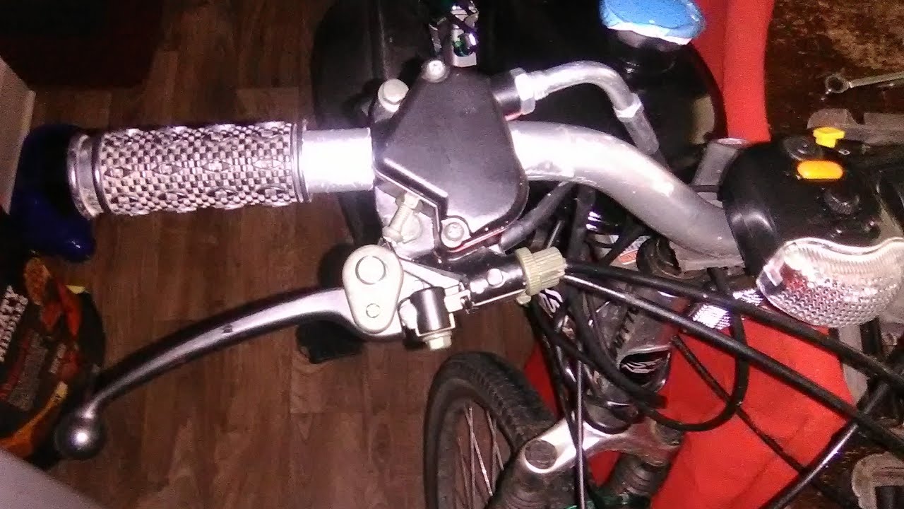 thumb throttle for motorized bicycle